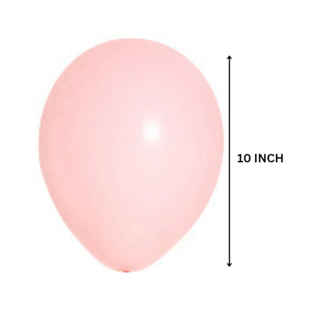 Pastel Pink Latex Balloon (50 Pcs Set) For Engagement, Wedding and Valentines Day Or Birthday Party Celebration Decoration