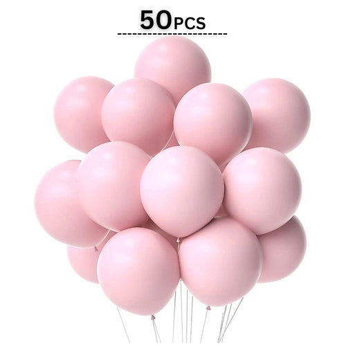 Load image into Gallery viewer, Pastel Pink Latex Balloon (50 Pcs Set) For Engagement, Wedding and Valentines Day Or Birthday Party Celebration Decoration
