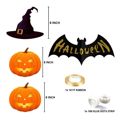 Load image into Gallery viewer, Halloween Theme Decoration Hanging /Door Hanging Decoration / Wall Decoration - Material-Cardstock
