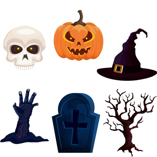 Load image into Gallery viewer, Halloween Theme Cutout (12 Pcs) - Material-Cardstock
