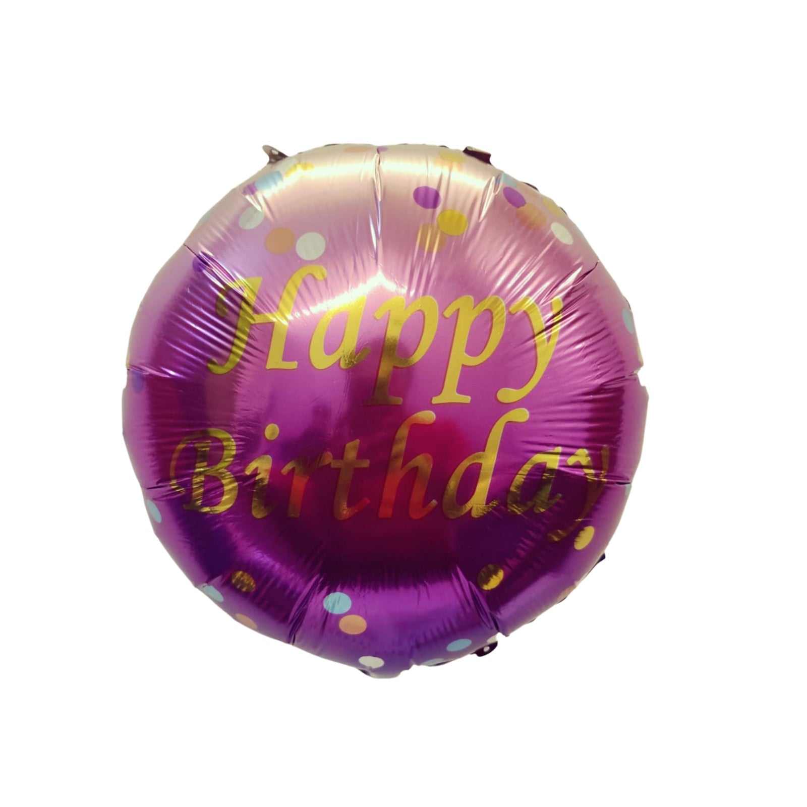Happy Birthday Purple Foil Balloon