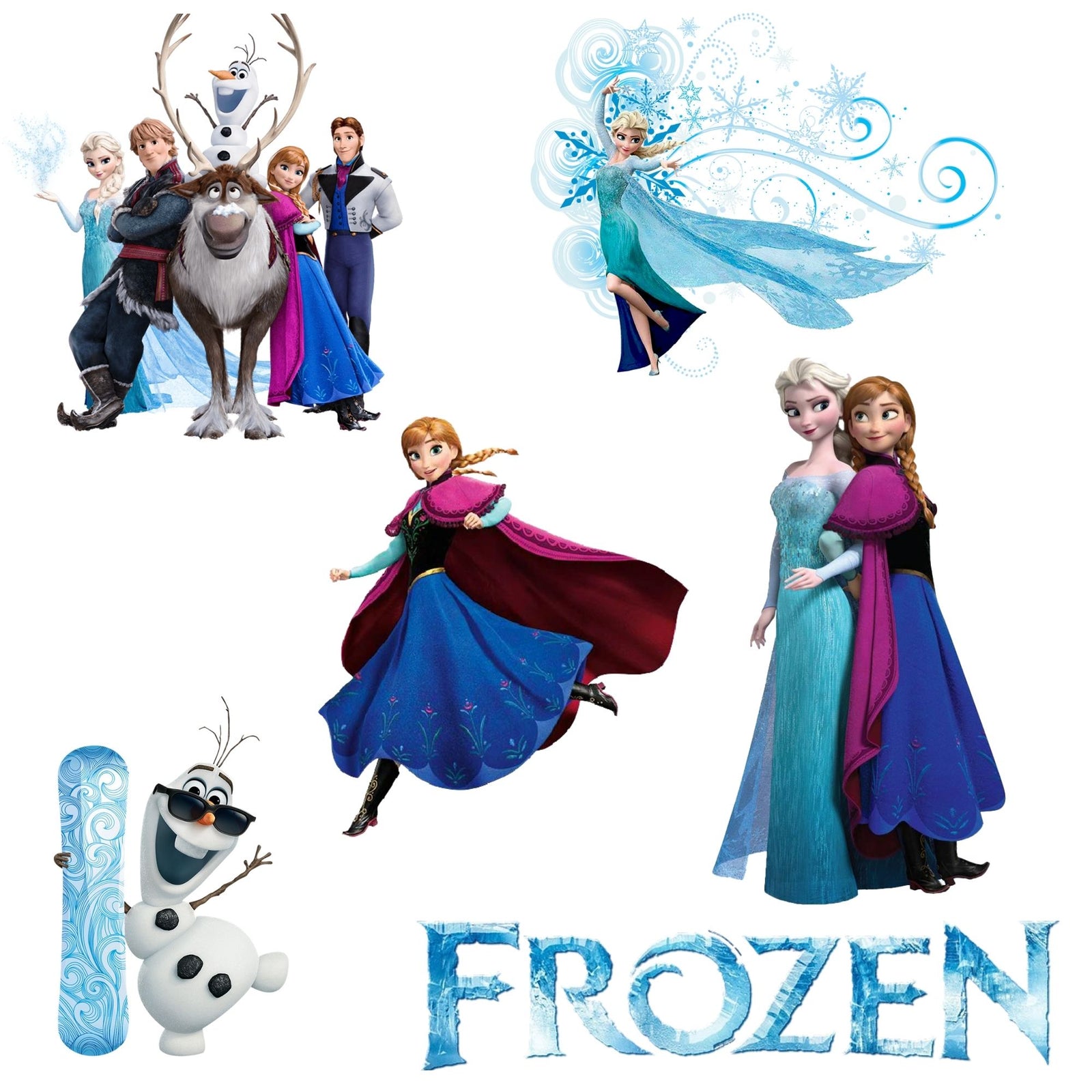 Frozen Theme Cutout (12 Pcs)