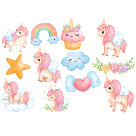 Unicorn Cut Outs (12 Pcs)
