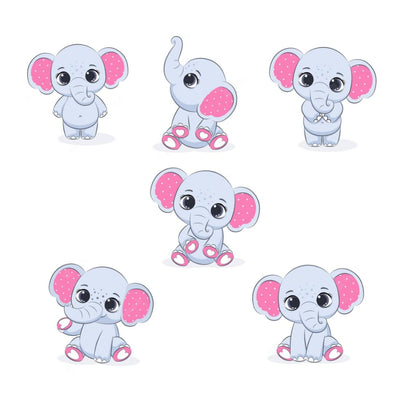 Themes - Girls Themes - Baby Elephant Theme
