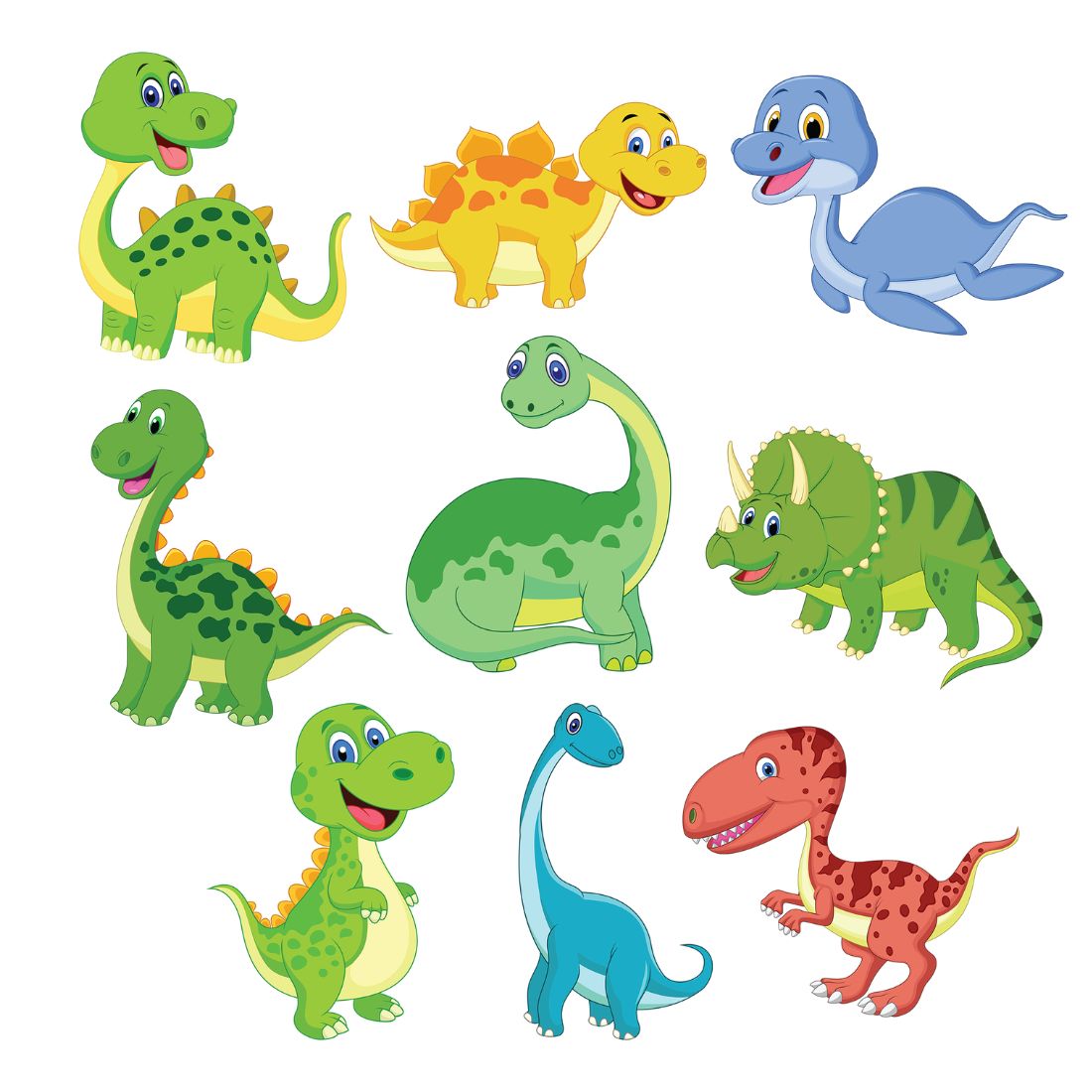 Dinosaur Cut Outs (12 Pcs)
