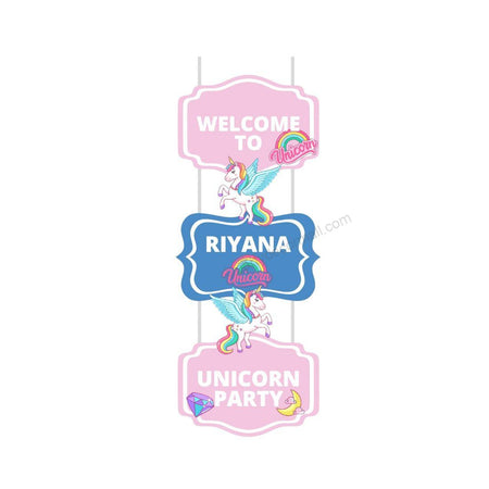 Unicorn Theme Birthday Decoration Hanging / Ceiling Hanging Decoration / Wall Decoration