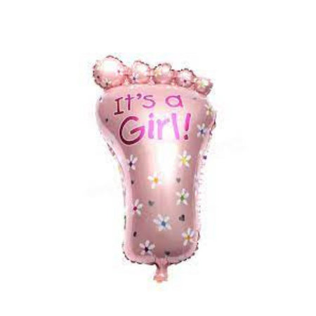 Pink Foot foil Balloon
