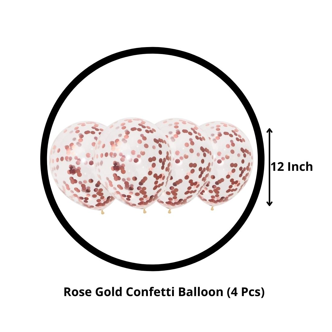 Love Shape Letter Foil Balloon with Rose Gold Confetti and Rose Gold Metallic Balloons for Birthday Wedding Valentine Day Engagement Party (20 piece)