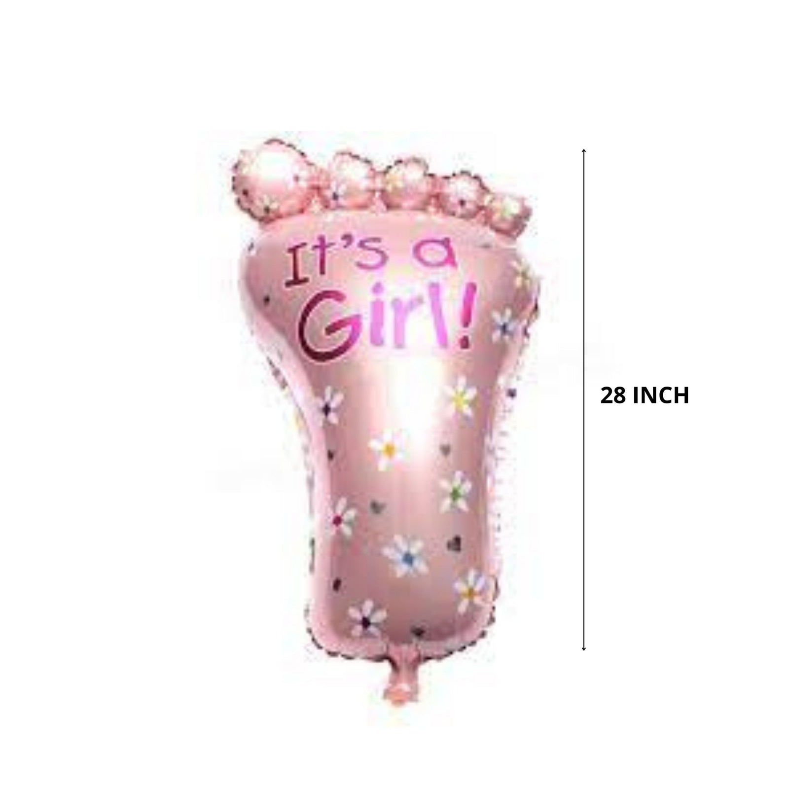 Pink Foot foil Balloon