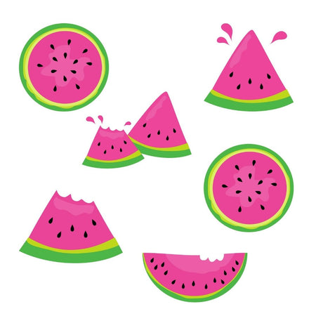 Watermelon Theme Cutout (6 inches/250 GSM Cardstock/Mixcolour/12Pcs)