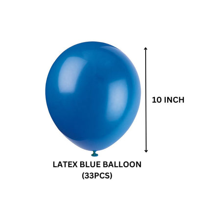 Blue Black Space/Astraunaut/Boss Baby Theme Latex Balloons - Set of 100