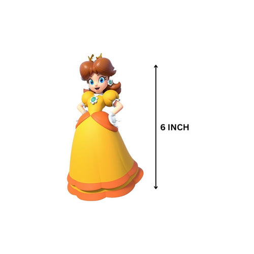 Load image into Gallery viewer, Mario Girl Theme Cutout (6 inches/250 GSM Cardstock/Mixcolour/12Pcs)
