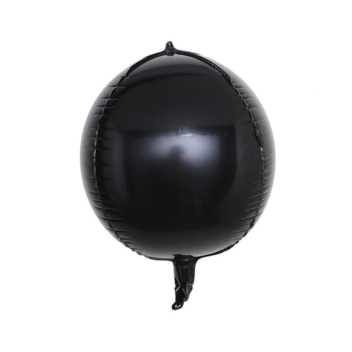 Load image into Gallery viewer, 4D Round Foil Balloon Black
