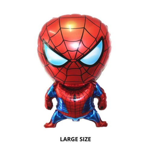 Load image into Gallery viewer, 68Pcs Spider Superhero Theme Birthday Decoration for Boys, Spider superhero Foil Balloon &amp; Banner, Red, White &amp; Blue Balloons
