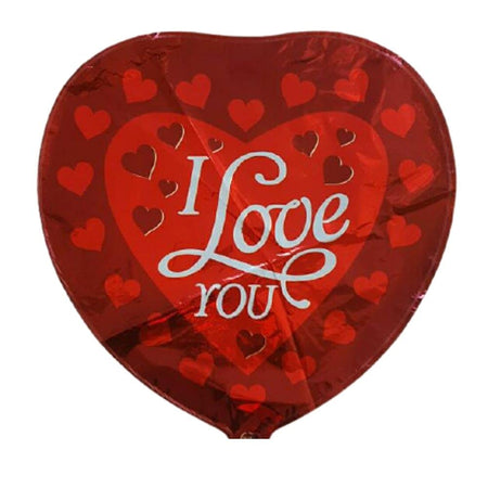 Red Heart Foil Balloon I Love You Foil Balloon