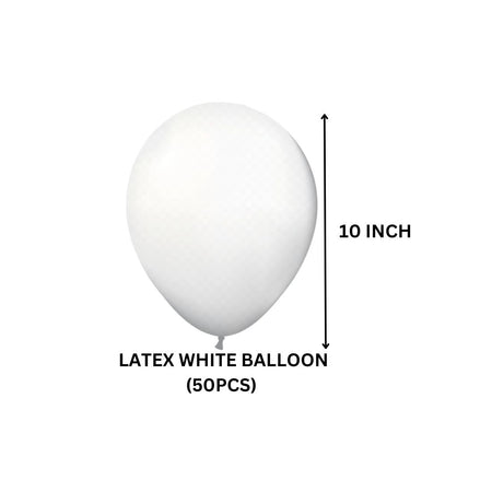 Black White Mix Balloons - Bow Tie Theme - Set of 100