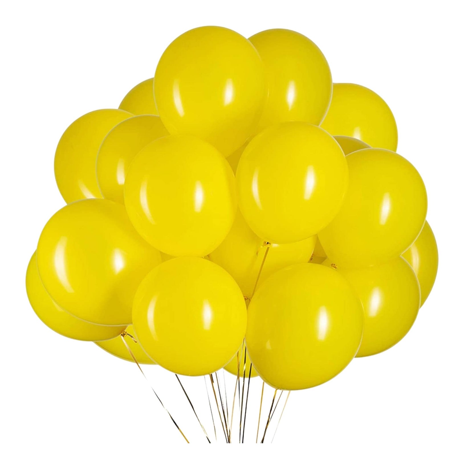 Latex Balloons(Yellow) 10" (Pack of 50)