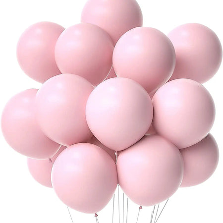 Pastel Pink Latex Balloon (50 Pcs Set) For Engagement, Wedding and Valentines Day Or Birthday Party Celebration Decoration