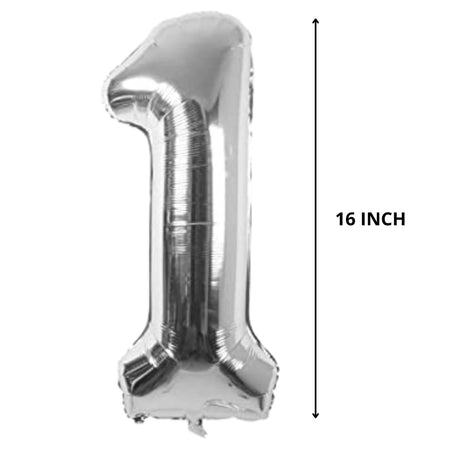 65 Pieces Blue & White, Happy Birthday Kit