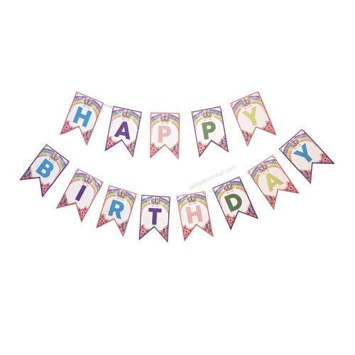 Load image into Gallery viewer, Unicorn Theme Birthday Decoration Banner for Kids Birthday Party
