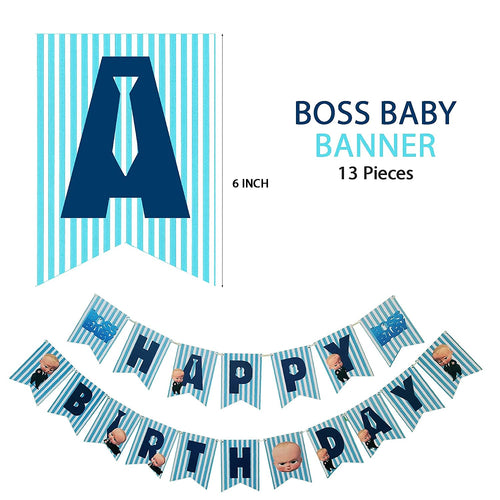 Load image into Gallery viewer, Boss Baby Theme Birthday Balloon Decoration DIY Kit (60 Pcs)
