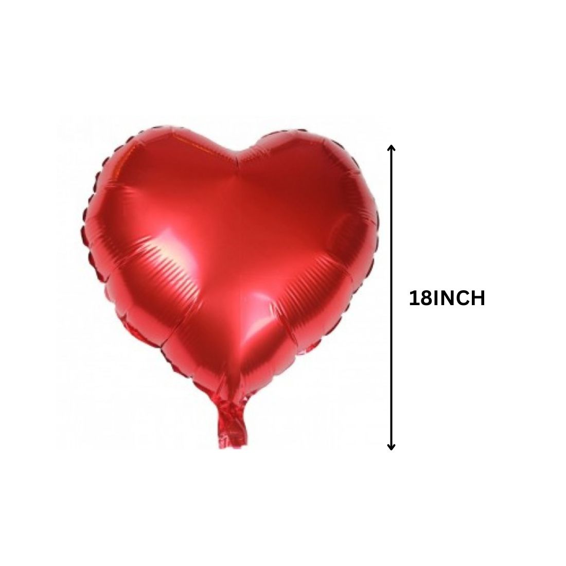 Party Decor Mall Red Heart Shape Foil Balloon 5" inch for Anniversary, Valentine Party &amp; Birthday Party Pack of 10