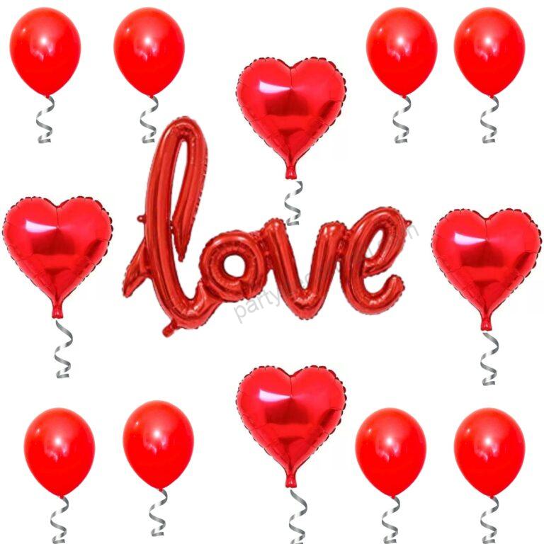 Valentine's / Anniversary / Love Decoration Kit (Red) -