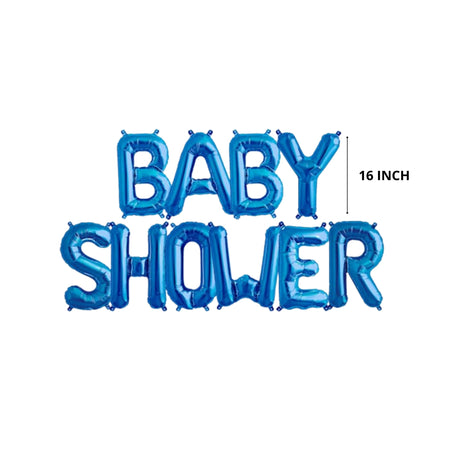 Baby Shower Blue Foil Balloon