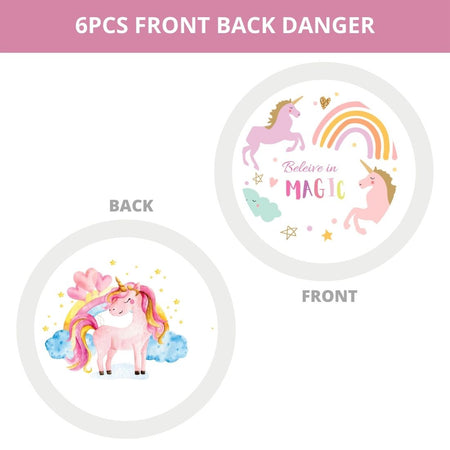 Unicorn Dangler/Wall Hanging Birthday Decoration – (6 Pieces)