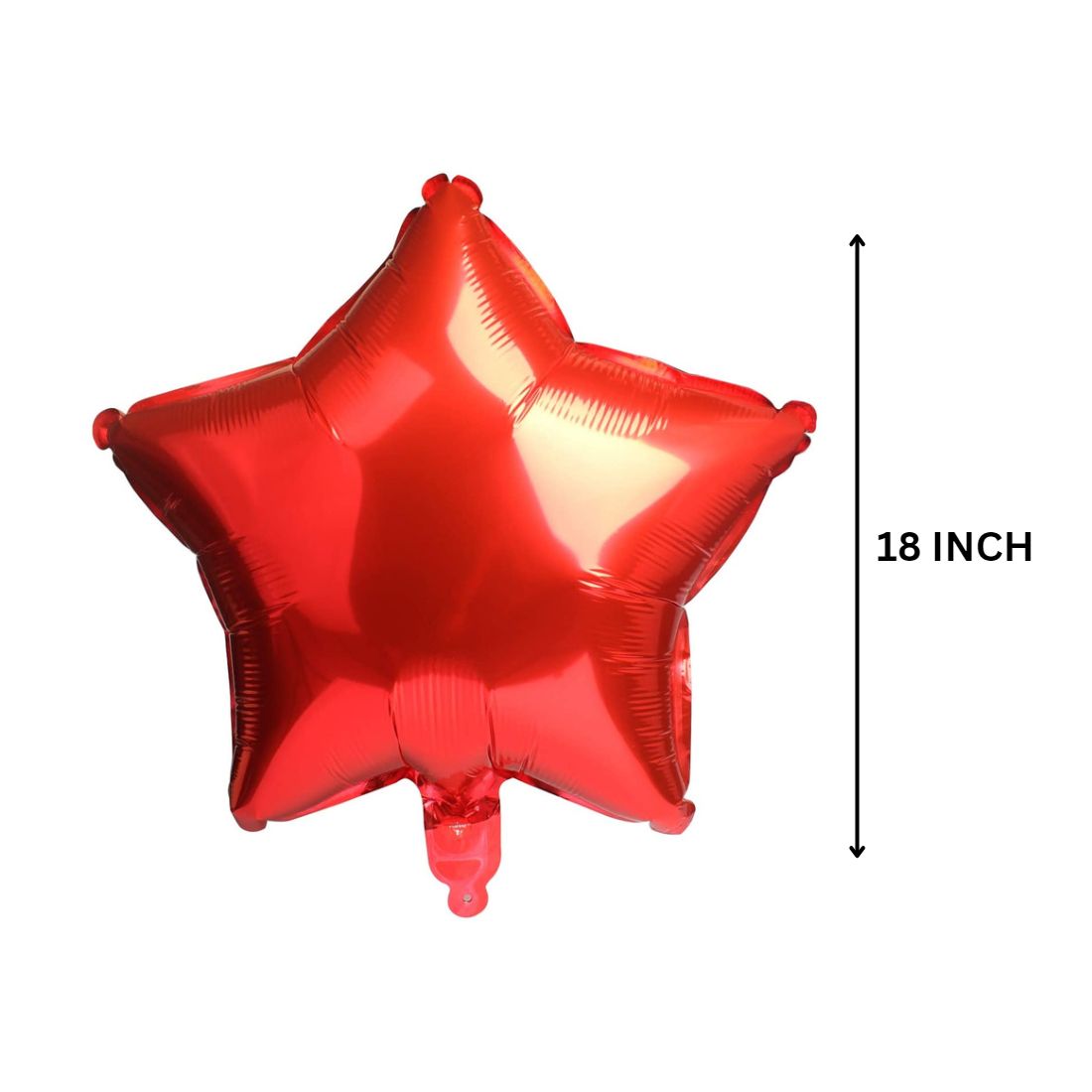 Star Red 10″ inch Foil Balloon for Happy Birthday Party Decoration, Anniversary Party &amp; Valentine Day Pack of 10
