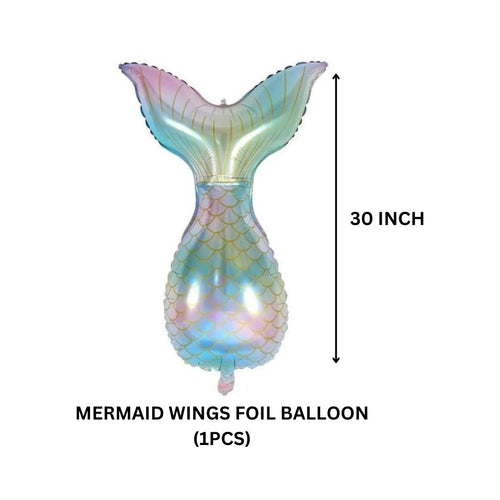 Load image into Gallery viewer, Mermaid Birthday Balloons Party Supplies or Baby Shower Balloons set of 5
