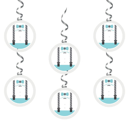 A Little Man Dangler/Wall Hanging Birthday Decoration – (6 Pieces)