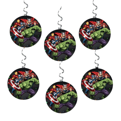 Load image into Gallery viewer, Avengers Dangler/Wall Hanging Birthday Decoration – (6 Pieces)

