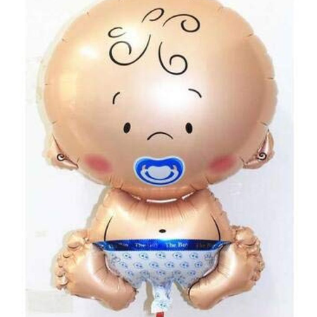 Baby Boy Shower Birthday Balloons - Its a Boy Birthday Party Foil Balloon