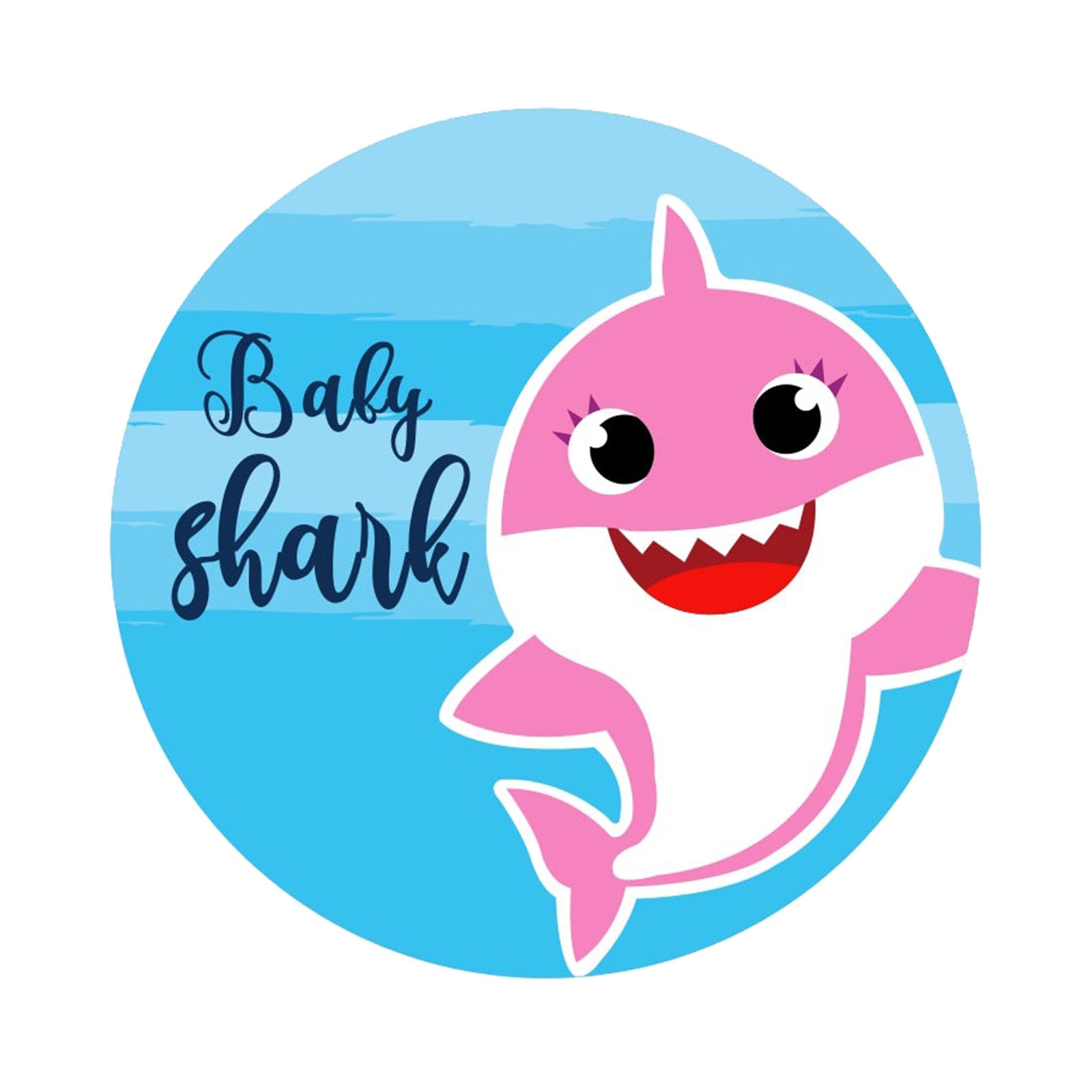 Baby Shark - Cut Out - Party Decor Mall (10 Pieces)