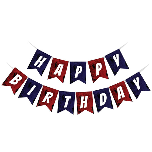 Load image into Gallery viewer, Happy Birthday Banner - Captain America
