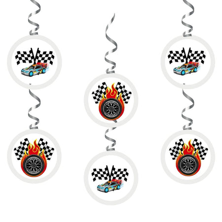 Car Dangler/Wall Hanging Birthday Decoration – (6 Pieces)