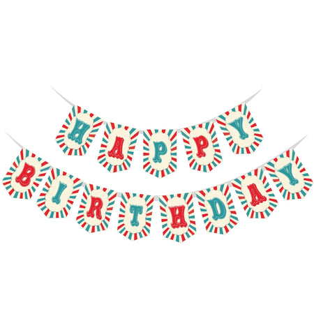 Happy Birthday Banner - Carnival