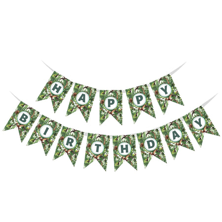 Dinosaurs Happy Birthday Banner