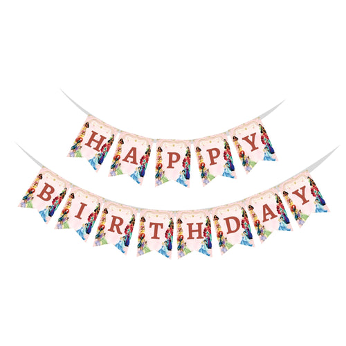 Load image into Gallery viewer, Disney Princess Happy Birthday Banner
