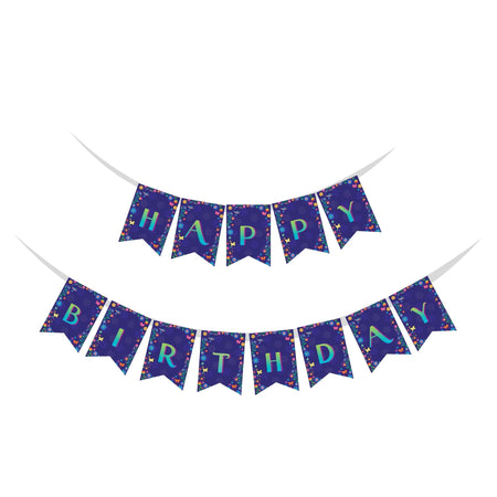 Encanto Theme Happy Birthday Banner (6 Inches/250 GSM Cardstock/Mixcolour/13Pcs)