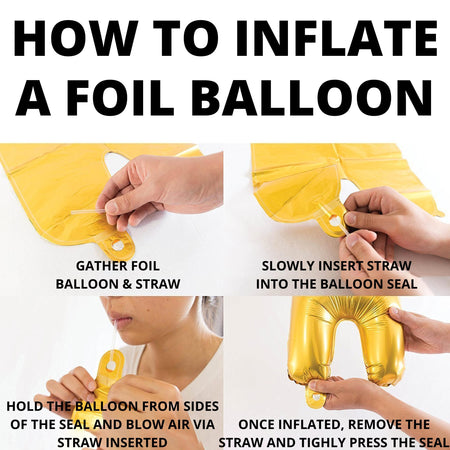 I Love You Heart Foil Balloon Pack of 5