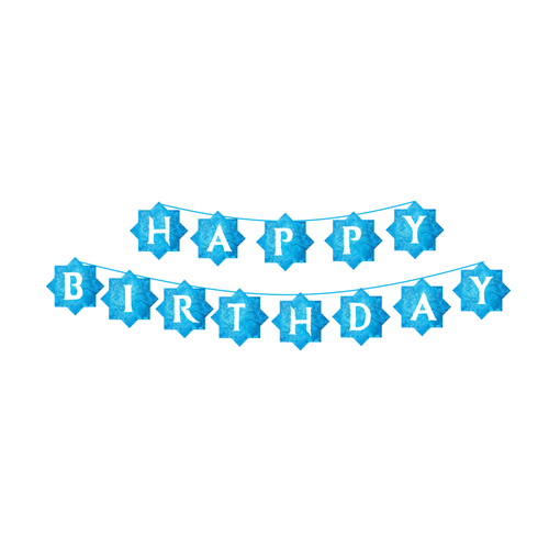 Load image into Gallery viewer, Frozen Theme Birthday Banner - 13 Pcs
