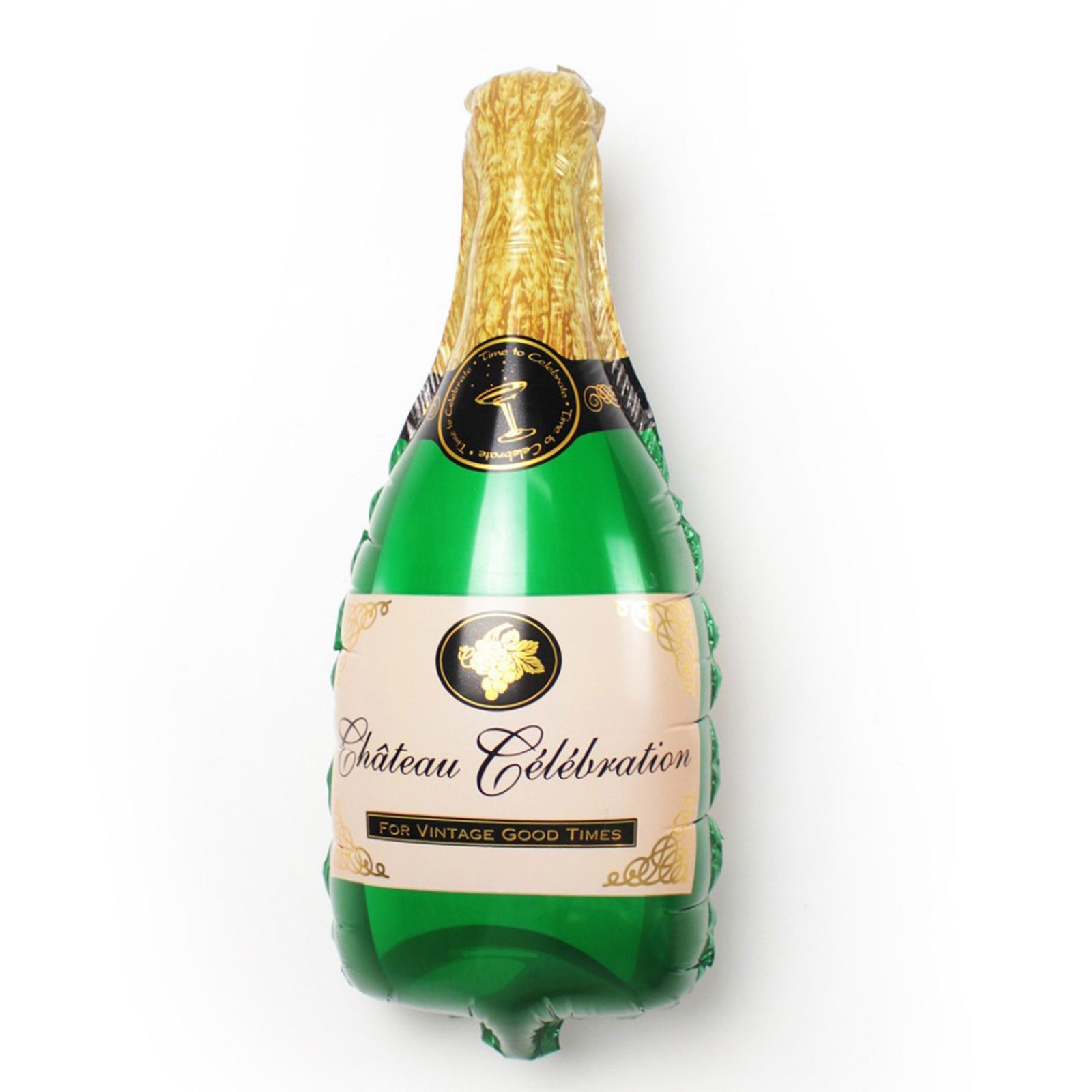 Champagne Bottle Green Foil Balloon for Bachelor’s, Birthdays &amp; Anniversaries Decorations
