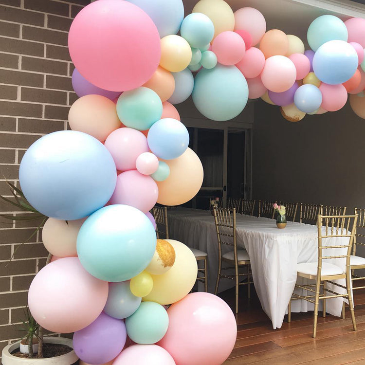 Mix Colour Pastel Balloons - 50 Pcs
