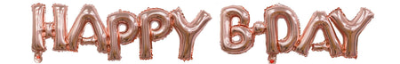 Happy B-Day Single Piece Foil Balloon