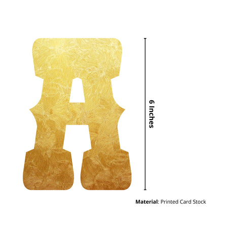 Happy New Year Baner- (6 Inches per card/250 GSM Cardstock/Gold/12)