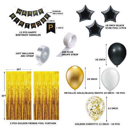 80 Pcs DIY Happy Birthday Kit