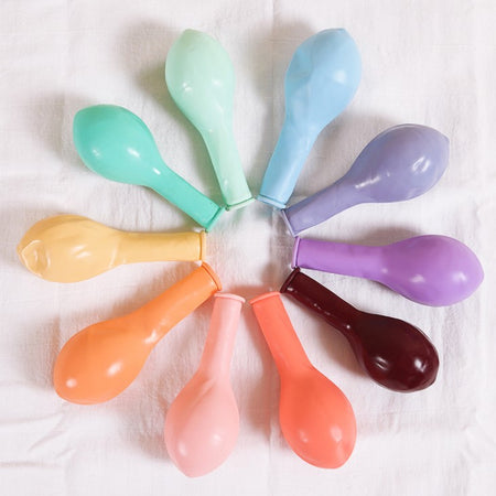 Mix Colour Pastel Balloons - 50 Pcs