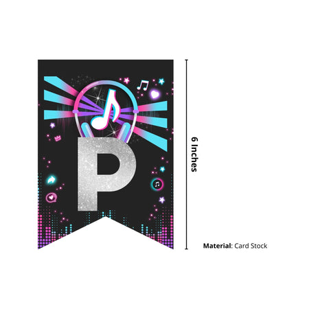 Happy Birthday Banner - Music Theme